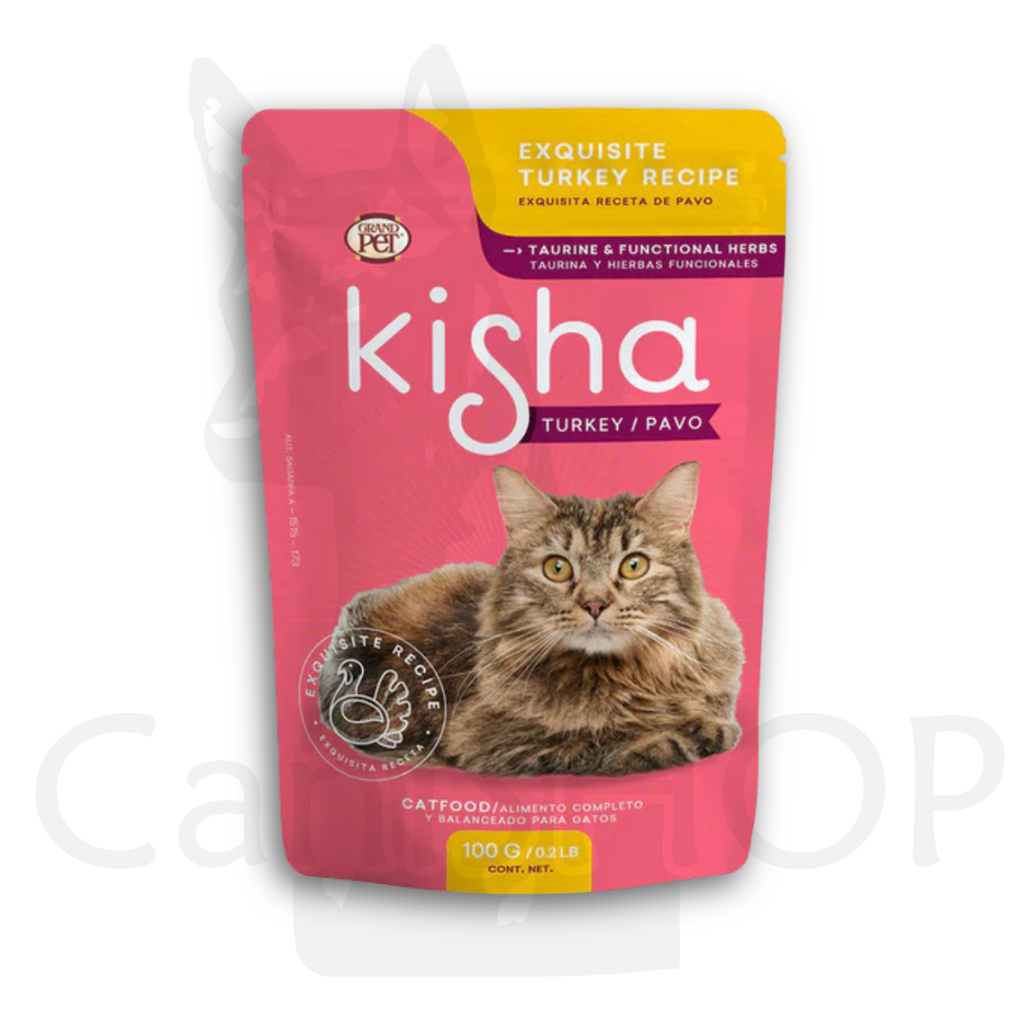 KISHA SOBRE GATO PAVO 85 gr