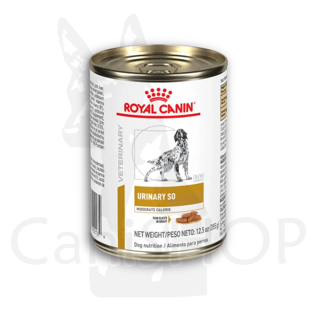 [402136] ROYAL CANIN URINARY SO MOD CAL MORSELS IN GRAVY LATA 0.355 KG