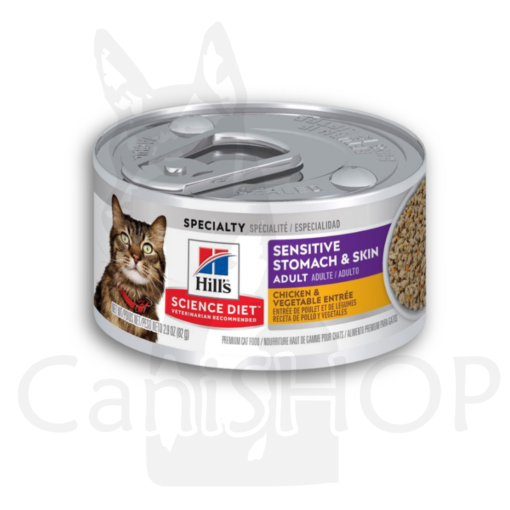 [HIL10642] HILLS FELINO SENSITIVE Sensitive Stomach & Skin LATA 0.08 KG