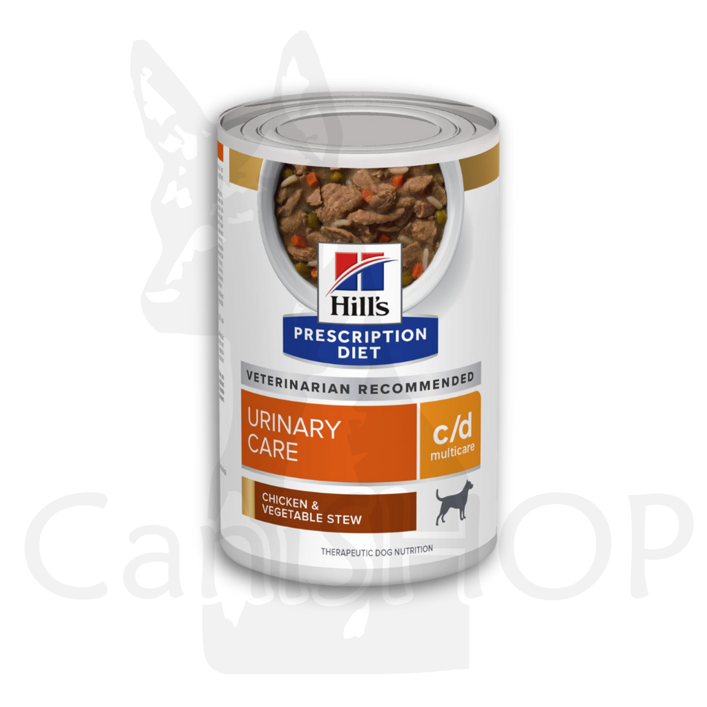 [HIL3384] HILLS URINARY ESTRUVITA Y OXALATO DOG c/d LATA ESTOFADO 0.35 KG
