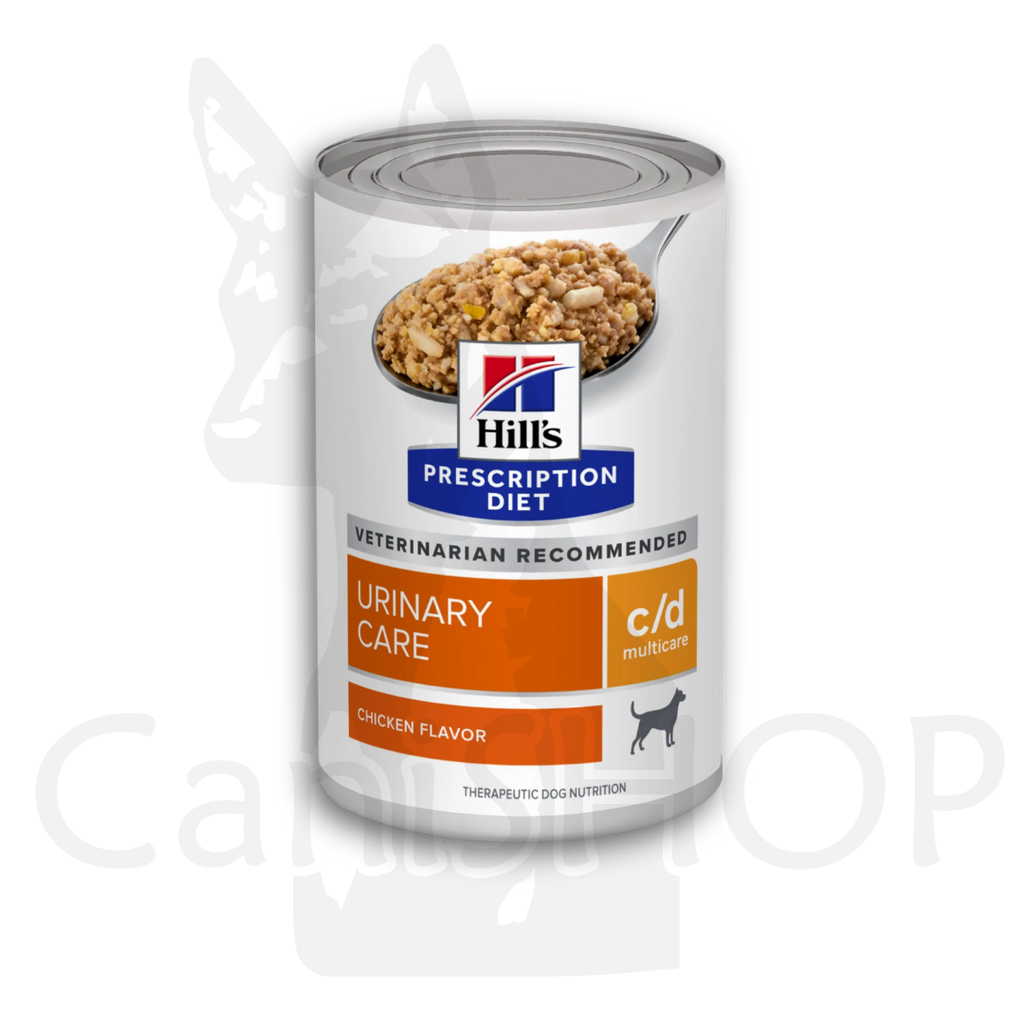 [HIL7001] HILLS URINARY ESTRUVITA Y OXALATO DOG c/d LATA 0.37 KG
