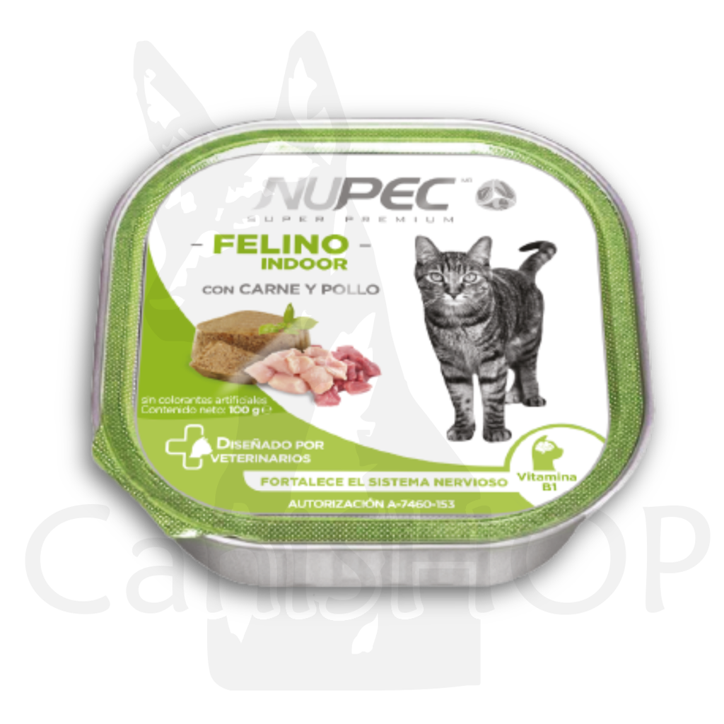 NUPEC LATA FELINO ADULTO INDOOR 100 GR